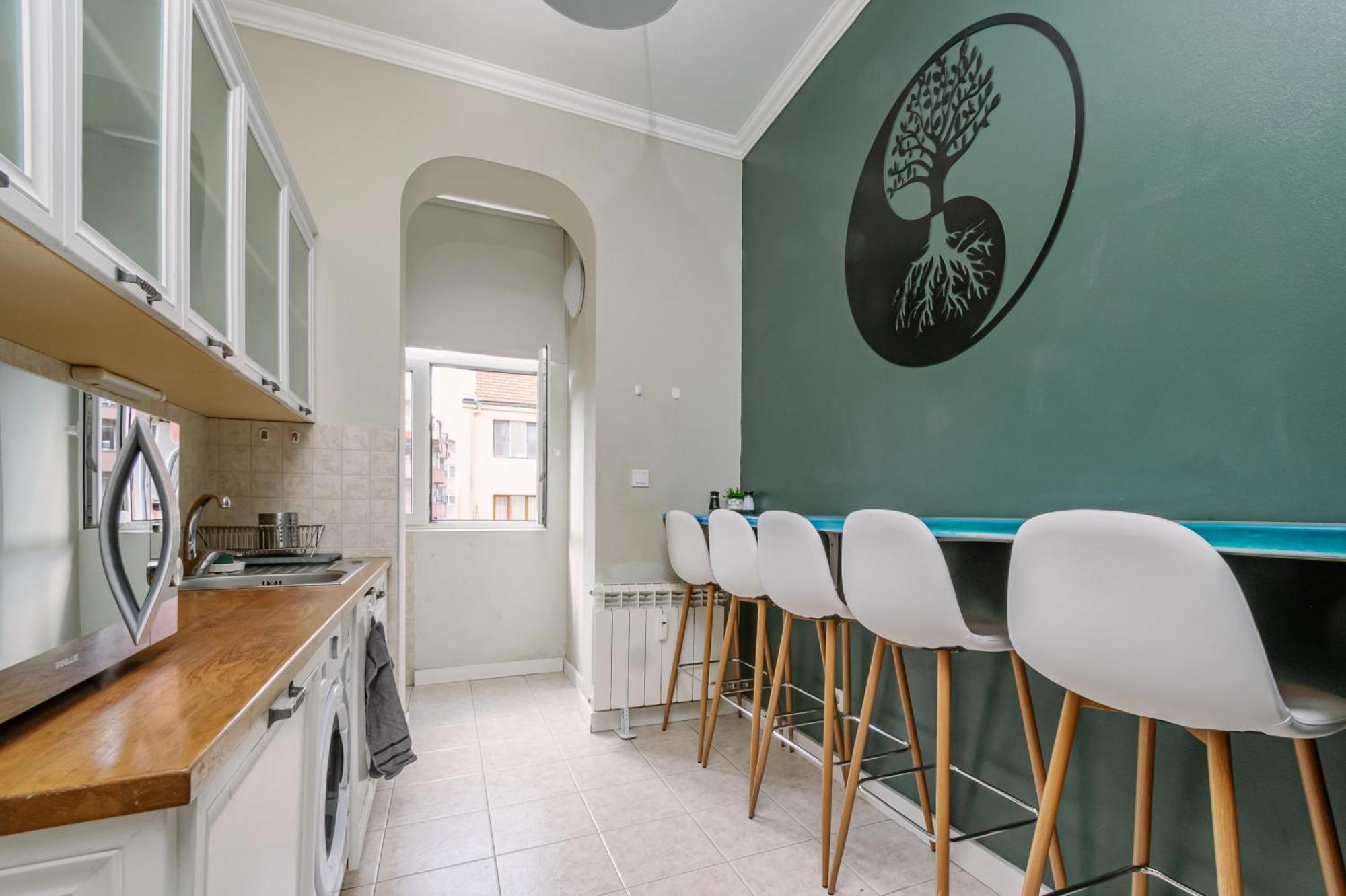 Ferienwohnung 5 Seconds Away From The Main Street, Free Secured Parking Sofia Exterior foto